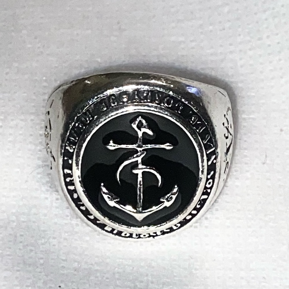 Silver Plated Anchor Styled Statement Ring! 10 - image 6